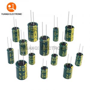 Condensateur électrolytique haute fréquence basse ESR 10V 16V 25V 35V 50V 400V 450V 100UF 220UF