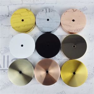 Plaque de plafond en fer finition D120mm x H20mm, 9 couleurs, bricolage, suspension, Tekblack, vis