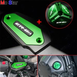 Couvercle de réservoir de liquide de frein avant CNC pour moto ER-6N, bouchon de remplissage d'huile