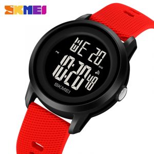 SKMEI mode 5Bar étanche chronomètre montre-bracelet jeunesse Cool numérique compte à rebours Sport