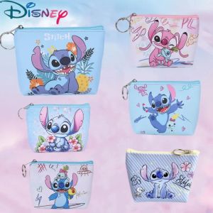Nouveau Disney point porte-monnaie dessin anim&eacute; Pu porte-cl&eacute;s sac de rangement de pi&egrave;ces de monnaie