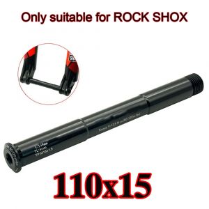 VTT à axe traversant moyeux avant Tube Boost arbre 15mm x 110mm pour ROCK SHOX fourche avant levier