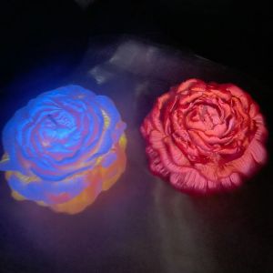 Bougie fluorescente, basse température, anti-brûlure, bougie amusante en cire tombante, 48 °