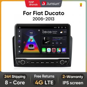 Junsun PX9 pour Fiat Ducato 2006 2007 2008 -2013 Autoradio multimédia Navigation 2 din Android 2din