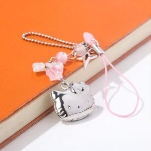Anime Sanrio Hello Kitty porte-clés sac téléphone charme Lolita Goth sac à main décor nostalgie