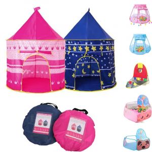 Tentes pliantes portatives pour b&eacute;b&eacute;, ch&acirc;teau pour enfants, maison de jeu, jouets de camping, tente