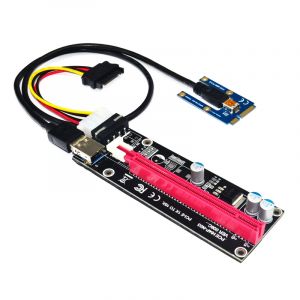 Mini PCIe à PCI express 16X Riser pour ordinateur portable, carte de fouille externe, EXP GDC BTC