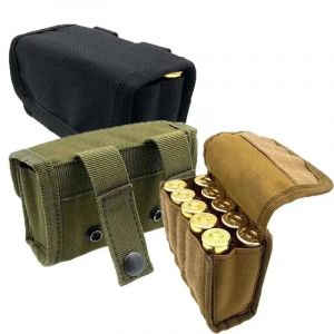 Sac de cartouche de fusil de chasse rond Dul10, support de rechargement, poudres Molle, munitions,