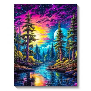 Peinture artistique diamant aurore 5D, mosaïque de paysage, broderie, point de croix, Kit complet de