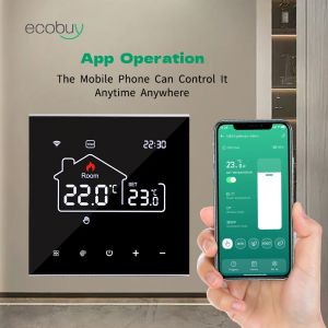 Tuya Wifi Thermostat au sol 220V Thermostat de chauffage au sol intelligent Thermostat numérique