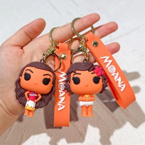 Porte-clés figurine de film Disney Moana 2, jouets pour enfants, Fans, sac à dos, accessoires