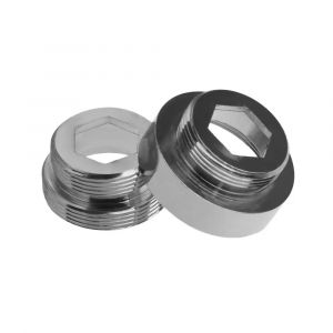 Connecteur d'aérateur de robinet avec joint, filetage intérieur extérieur, accessoires de cuisine,