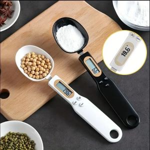 Balance de cuisine num&eacute;rique, Mini cuill&egrave;re LCD, balance alimentaire &eacute;lectronique 0.1-500g, mesure