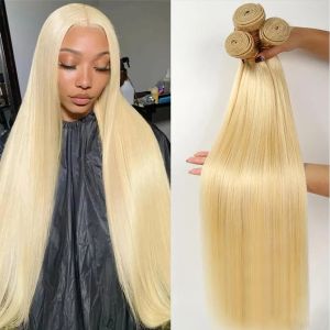 Blond Tissage Cheveux Humains Tissage 12-32 Pouces 613 Tissage Cheveux Humains Brésilien Qualité
