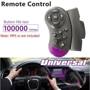 T&eacute;l&eacute;commande sans fil au volant pour voiture, lecteur de limitation, CD, DVD, MP5, 11 boutons