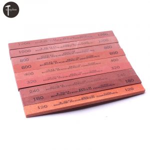 1 pi&egrave;ces grain 120/180/240/320/400/600/800/1000/1200 sable abrasif corindon blanc aiguiseur huile de