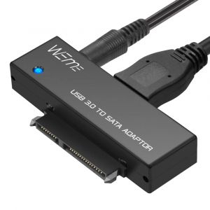 ALXUM adaptateur de disque dur USB vers SATA pour disque dur externe SATA SSD 2.5/3.5 pouces c&acirc;ble