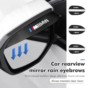 Accessoires de pare-pluie pour rétroviseur de voiture, EyebloggRain Shield, BMW E84, E87, E90, E91,