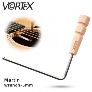 Outil de guitare VORTEX 5 mm manche en bois -clé spéciale pour guitare Martin, version étendue, clé