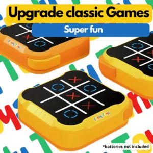 Jeu électronique Tic-Tac-Toe, jouets électroniques pour enfants, jeu d'échecs, jeux de société, jeu