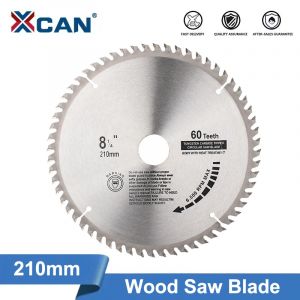 XCAN Circulaire Lame de Scie Diamètre 210mm Dents 24T 48T 60T 80T Bois Disque De Coupe Carbure