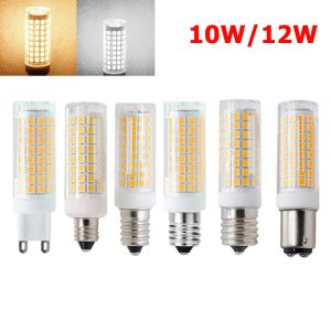 Dimmable G4 G8 G9 E11 E12 E14 E17 BA15D GY6.35 LED lumi&egrave;re de ma&iuml;s 102 LED s 10 W 12 W 2835 SMD