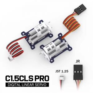 Servo 1,5 g, servo micro numérique, servo linéaire, paire gauche et droite d'ailes fixes appropriées
