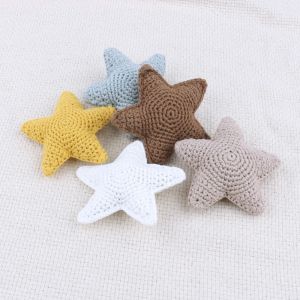 Attache-sucette en forme d'étoile pour bébé, jouet de dentition, hochet, cadeau de naissance pour