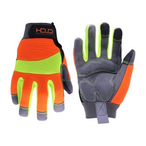 HANDLANDY-Gants de travail de moulage à haute visibilité, sécurité anti-vibration, écran tactile,
