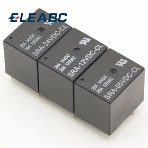 Relais de puissance SRA-05VDC-CL SRA-12VDC-CL SRA-24VDC-CL 5V 12V 24V 20A 5 broches, 5 pièces/lot