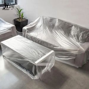 Juste anti-poussière imperméable pour meubles en plastique, housse anti-poussière pour voiture, lit,
