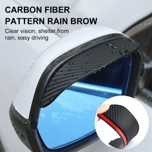 Rétroviseur de voiture en fibre de carbone, housse de pluie pour Suzuki Swift Vitara Alto Jimny SX4