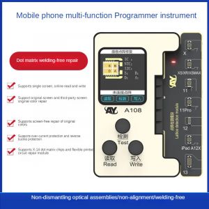 AY108 programmeur de r&eacute;paration de projecteur matriciel True Tone pour iPhone 8-14 Pro MAX Face