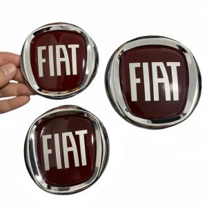 Coffre de calandre de capot avant Fiat, emblème 2 broches, 3 broches, 95mm, 120mm, série Fiat 500,