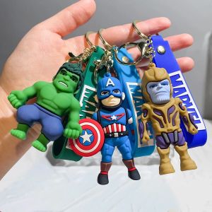 Classique Marvel Spider Man annihilation Iron Man 3D poupée voiture porte-clés pendentif ornement