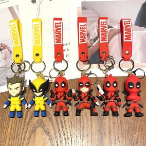 Créatif classique Avengers Marvel super-héros Deadpool Wolverine capitaine Spider-Man voiture charme