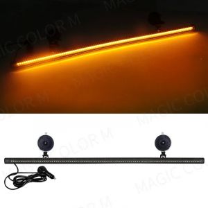 96 LED 3030 perles pare-brise avant lampe clignotante d'urgence voiture lampe stroboscopique barre