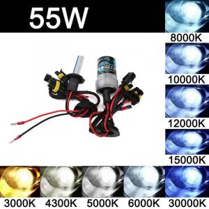 2X 55W xénon H7 H11 9005 9006 ampoules de phares de voiture H8 880 Hb3 Hb4 H1 Hid DC 12V Kit
