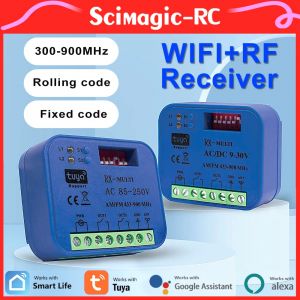 RX-Multi 300-868MHz Commande du module de r&eacute;cepteur de porte de garage avec fonction Tuya WiFi ou