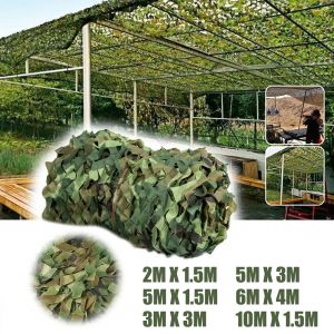 Filets de Camouflage de chasse 3M x 5M/4M x 6M, filet de Camouflage d'entraînement en forêt,