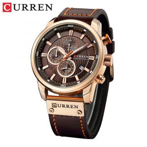 CURREN mode Date Quartz hommes montres haut de gamme de luxe m&acirc;le horloge chronographe Sport hommes