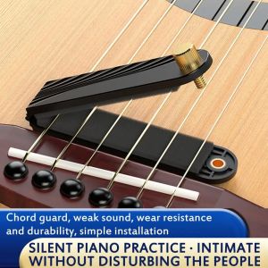 Silencieux de guitare pratique, coussin muet, guitare Folk, pratique à domicile, accessoire