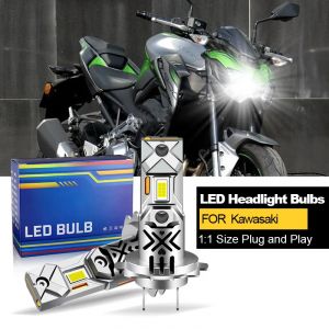 1/2 pièces Canbus pour Kawasaki Z900 Z800 Z250 Z1000 LED moto Plug-and-Play phare haut/bas H7 12V
