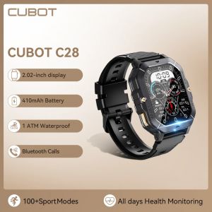 CUBOT C28 montre intelligente étanche hommes 2.02 pouces Fitness Tracker Sport poignet Smartwatch
