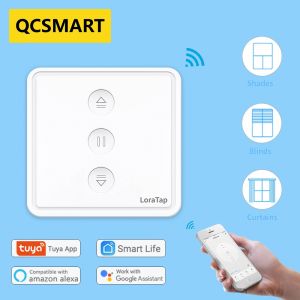Tuya Smart Life EU WiFi rideau interrupteur mural physique pour stores volet roulant App minuterie