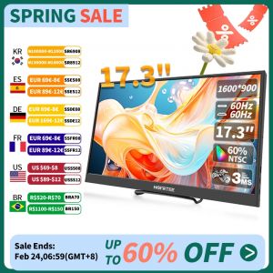 Moniteur Portable Mobile de 17.3 pouces, écran externe de jeu, PC, Compatible HDMI pour Switch,
