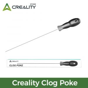Creality Clog Poke poignée en caoutchouc souple conception étendue tige de nettoyage pour Hotend