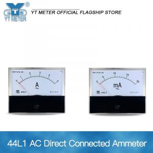 Ampèremètre avec pointeur, 44l1-a AC, Ampèremètre, Ma Meter, 10mA, 20mA, 30mA, 50mA, 100mA, 200mA,