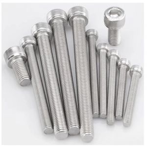 Vis à tête creuse en acier inoxydable, boulons à clé hexagonale M3 M4 M5 M6 M7 M8 M10 M12 M14 M16
