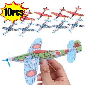 1/10 pi&egrave;ces 3D bricolage lancer &agrave; la main planeur volant avions mousse avion fournitures de f&ecirc;te